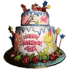 ARK Anniversary Surprise Cake