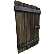 Reinforced Wooden Door