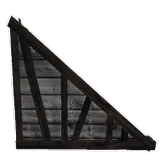 Right-Sloped Lumber Wall