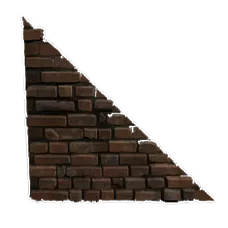 Sloped Brick Wall Right